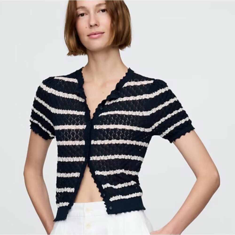 Gap x Doen Linen-Blend Cardigan